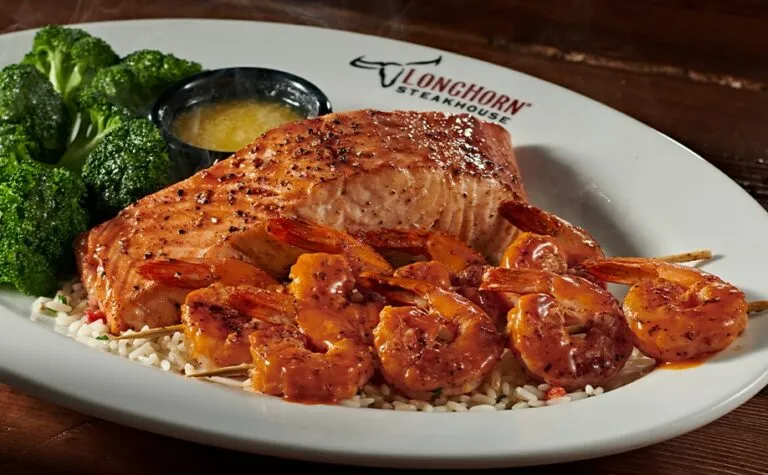 7 oz. LongHorn Salmon with 8 ct. Redrock Grilled Shrimp
